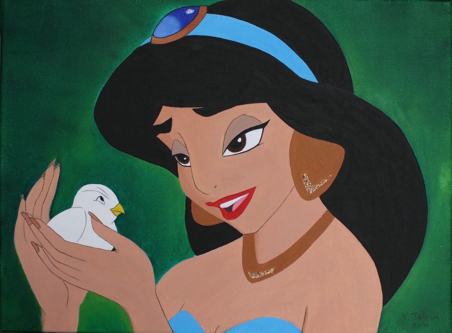 Fonds d'cran Art - Peinture Dessins Anims Princesse Jasmine