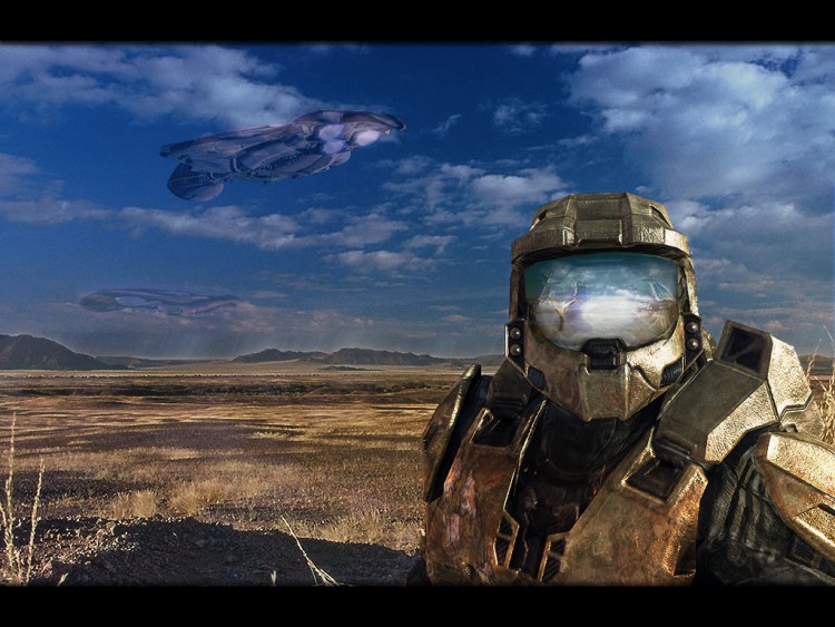 Fonds d'cran Jeux Vido Halo 3 master chief croiseur