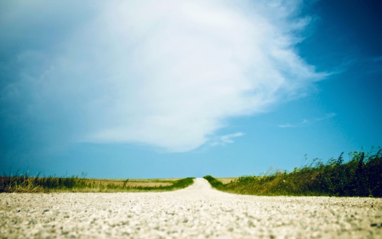 Wallpapers Nature Skies - Clouds Road to nowhere