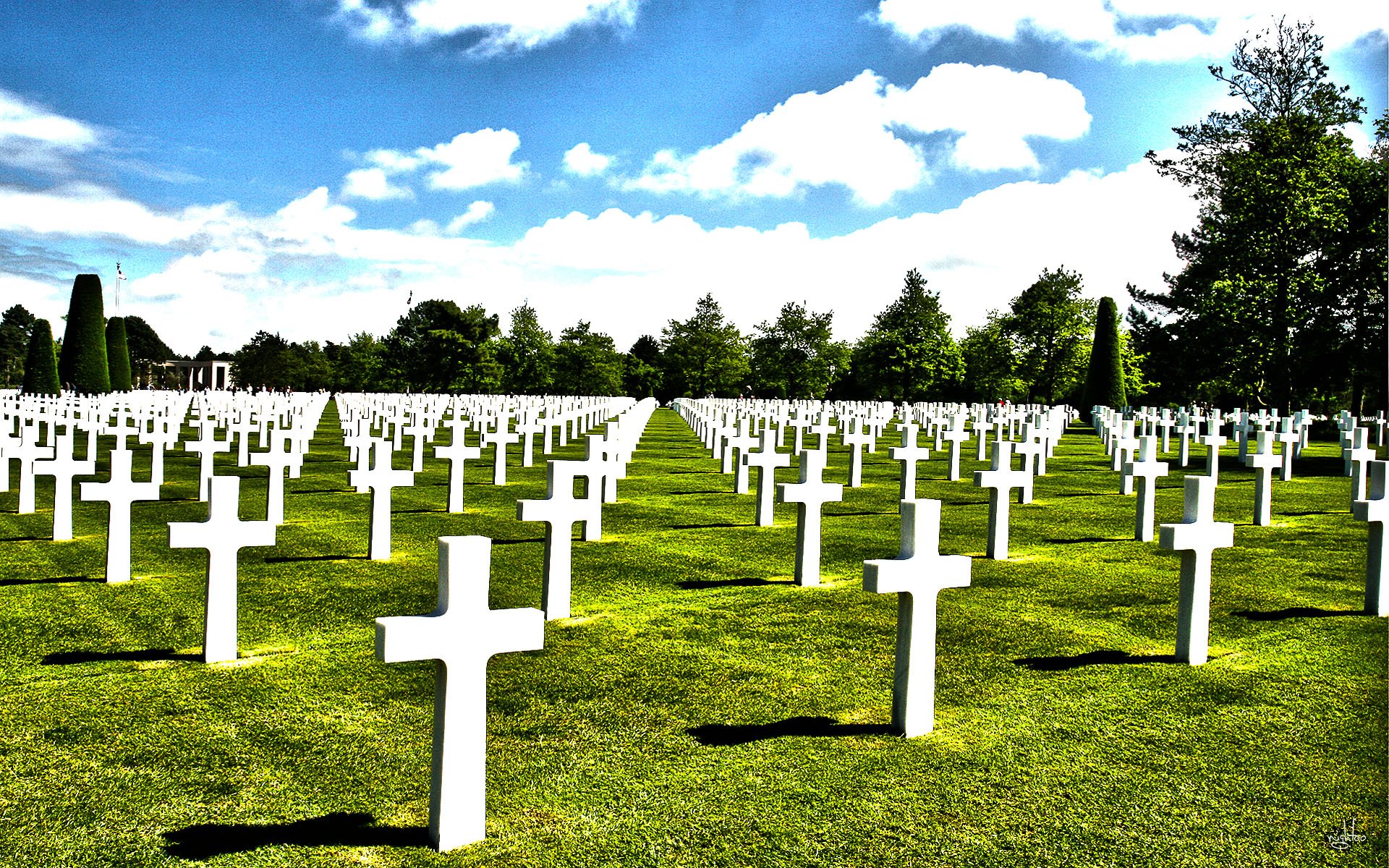 Wallpapers Trips : Europ France > Normandie Normandy American Cemetery and Memorial