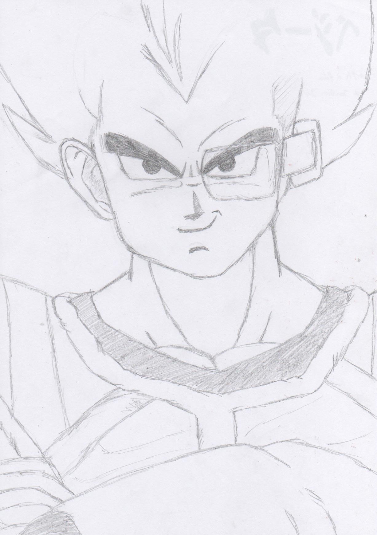 Wallpapers Art - Pencil Manga - Dragon Ball Z Vegeta