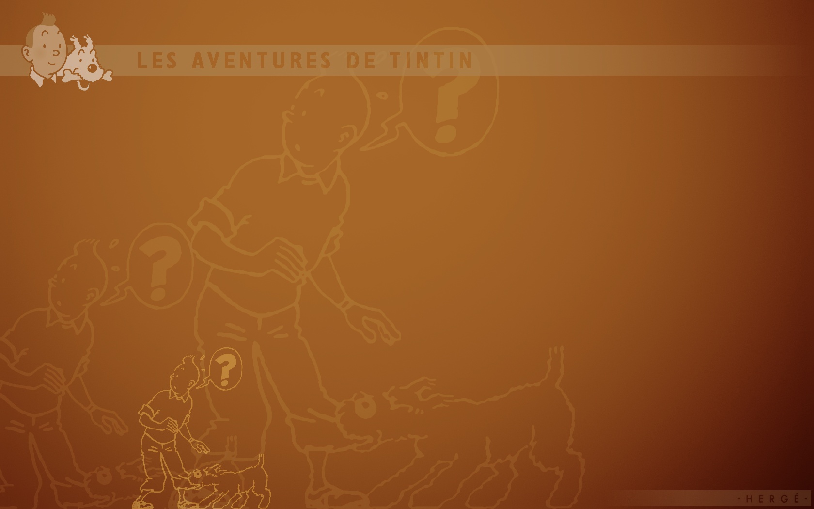 Wallpapers Art - Painting Comics Les aventures de Tintin