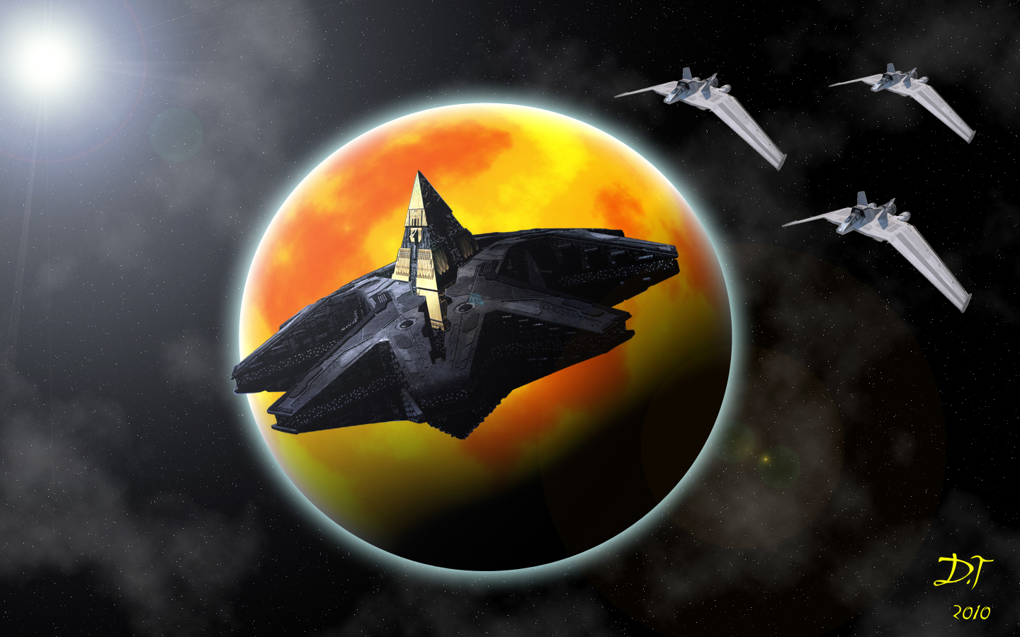 Wallpapers Fantasy and Science Fiction Spaceships Stargate