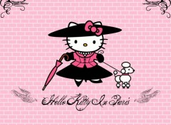 Wallpapers Cartoons Hello Kitty in Paris