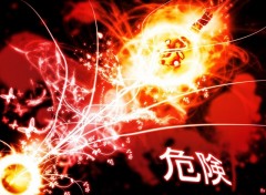 Wallpapers Digital Art Kiken Sword - Fire