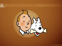 Wallpapers Art - Painting Tintin et milou (effigie)