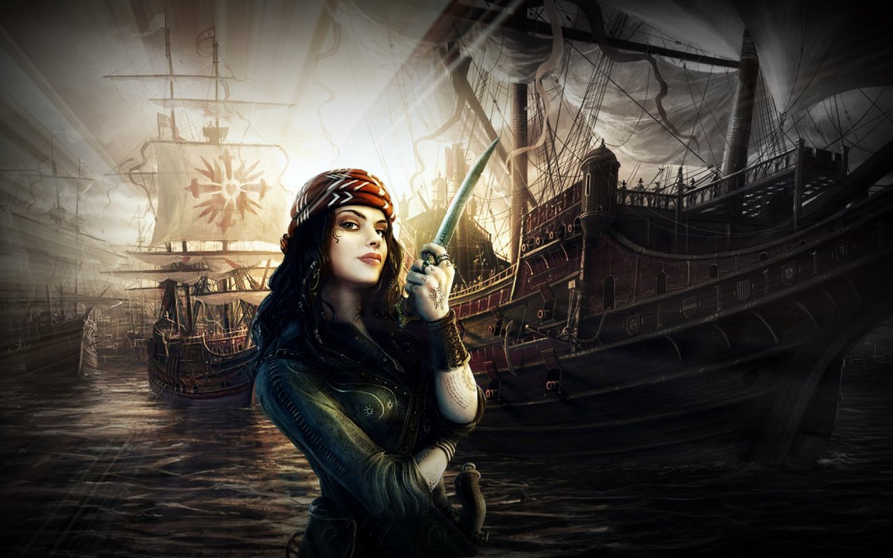 Fonds d'cran Fantasy et Science Fiction Pirates My PirateGirl