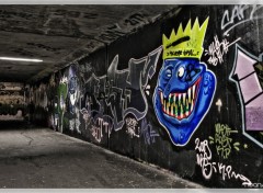 Fonds d'cran Art - Peinture Blue Monster