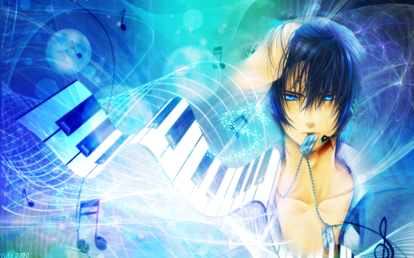 Wallpapers Manga Vocalods  Kaito 