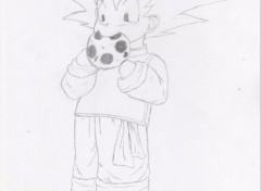 Fonds d'cran Art - Crayon Goten