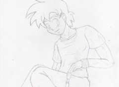 Fonds d'cran Art - Crayon Goten