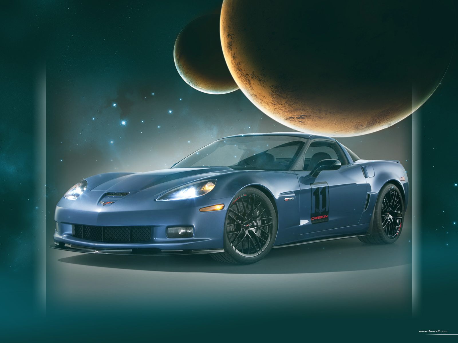 Fonds d'cran Voitures Chevrolet Corvette de l'espace