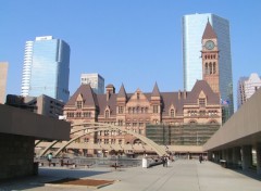 Wallpapers Trips : North America Old City Hall viewed from Nathan Phillips Square