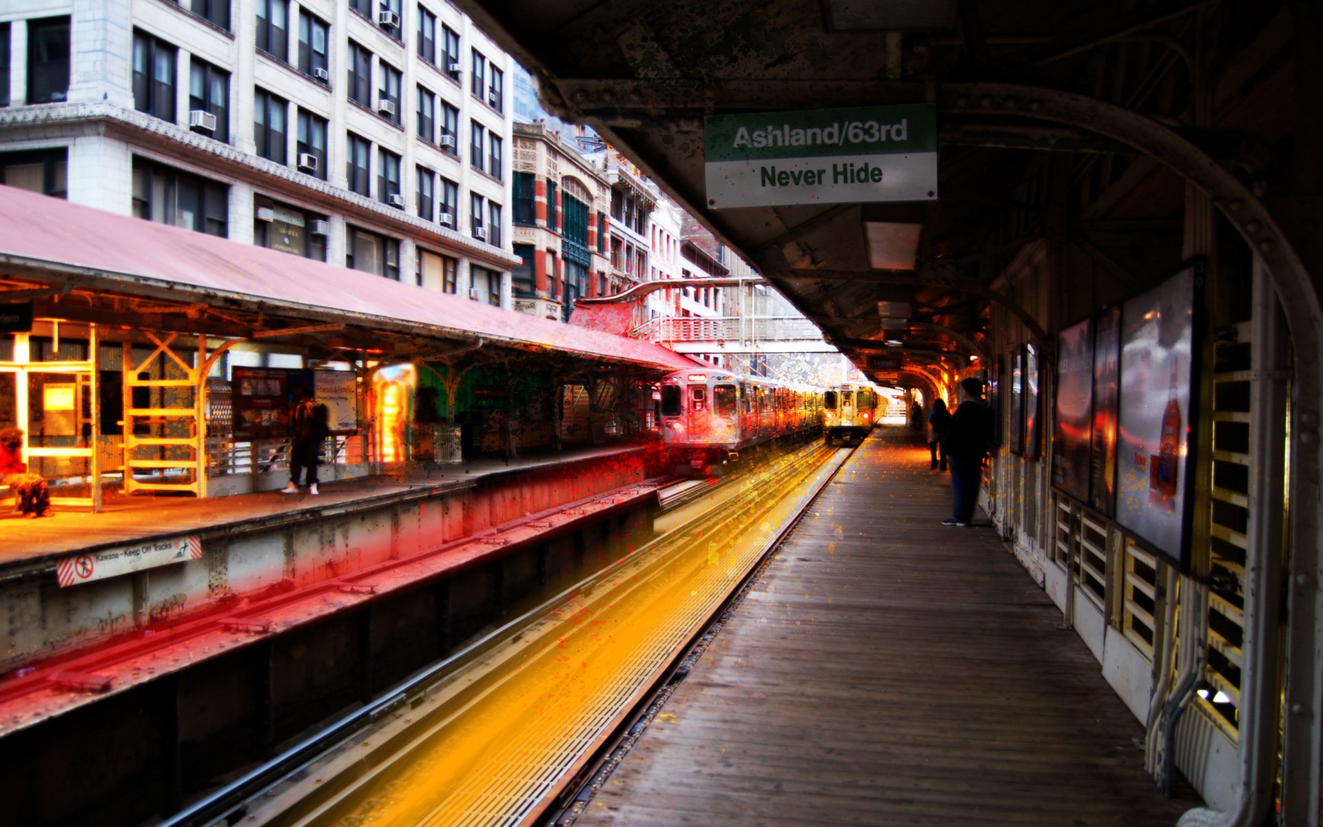 Fonds d'cran Voyages : Amrique du nord Etats-Unis > Chicago RedwaY