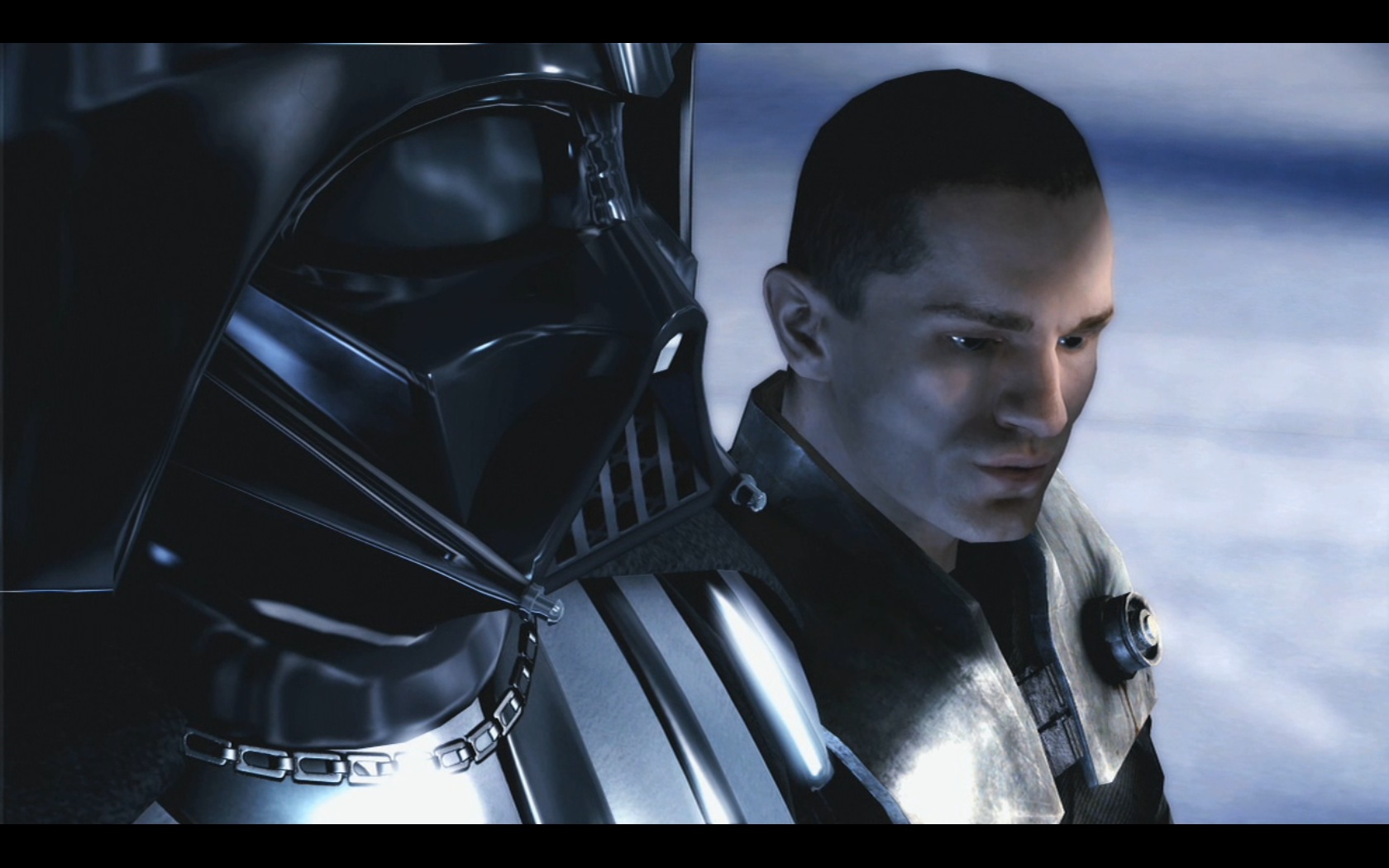 Wallpapers Video Games Star Wars The Force Unleashed Darth Vador et Starkiller