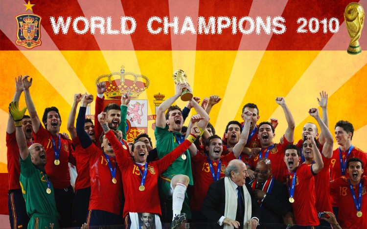 Wallpapers Sports - Leisures Football world champions 2010