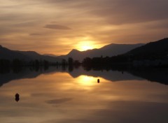 Fonds d'cran Nature Coucher de soleil sur Embrun