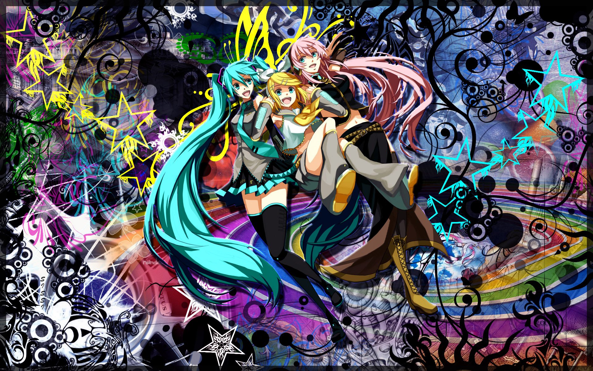 Fonds d'cran Manga Vocalods Vocaloiide!!