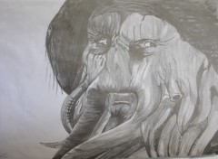 Fonds d'cran Art - Crayon Davy Jones