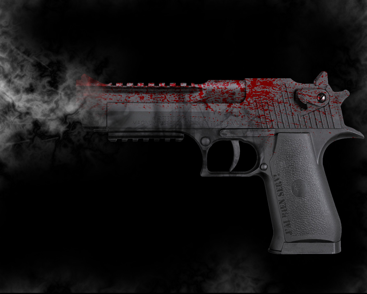 Wallpapers Digital Art Style Trash Desert Eagle