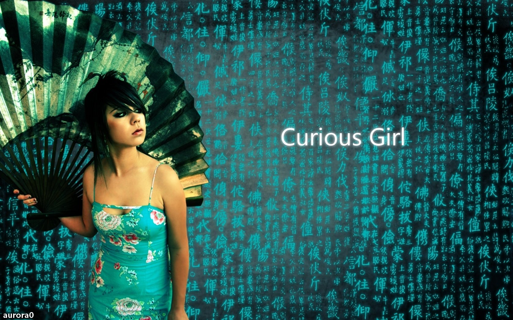 Wallpapers Digital Art Women - Femininity Curious Girl