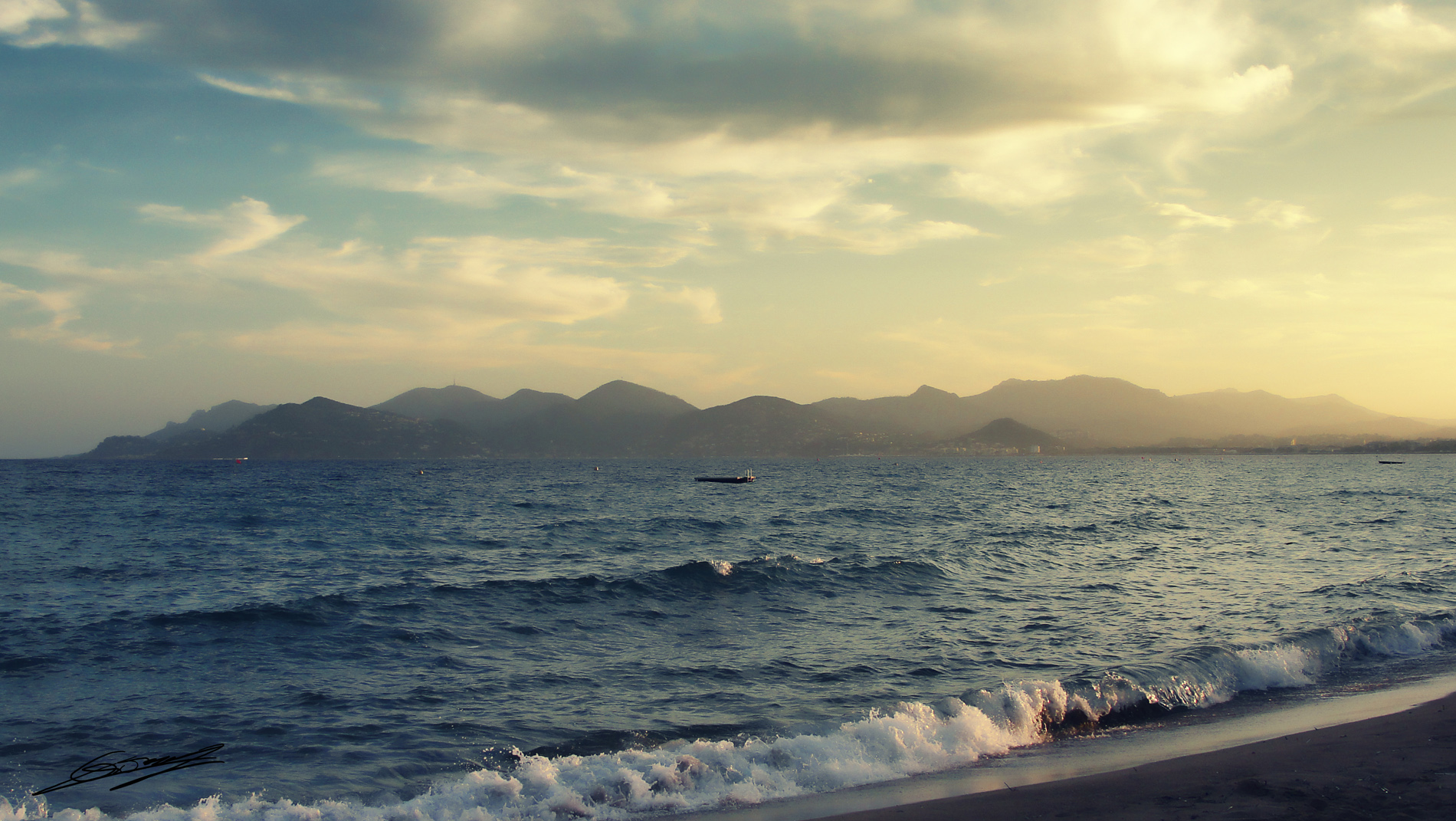 Fonds d'cran Nature Mers - Ocans - Plages Cte d'Azur