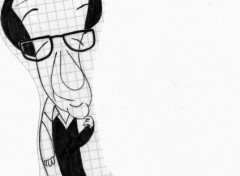 Wallpapers Art - Pencil Woody Allen 