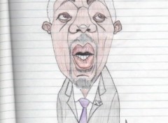 Fonds d'cran Art - Crayon Morgan Freeman