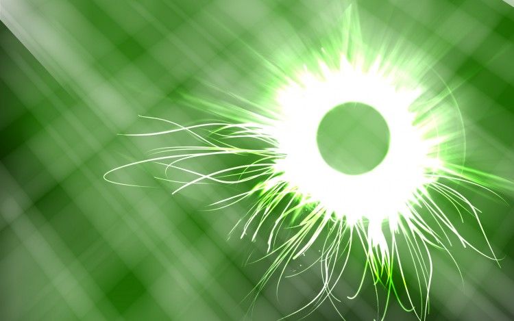 Fonds d'cran Art - Numrique Abstrait Green Flare