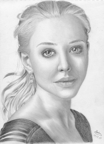 Fonds d'cran Art - Crayon Cinma - Sries TV Amanda Seyfried