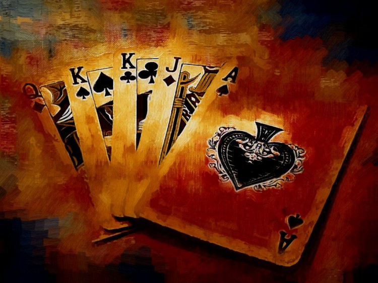 Wallpapers Digital Art Compositions 2D Poker dans le Desert 