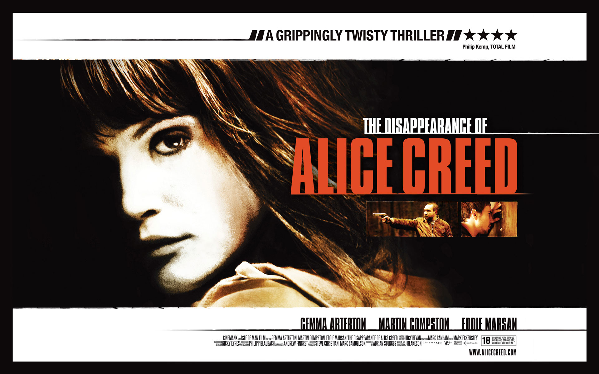 Fonds d'cran Cinma La Disparition d'Alice Creed 