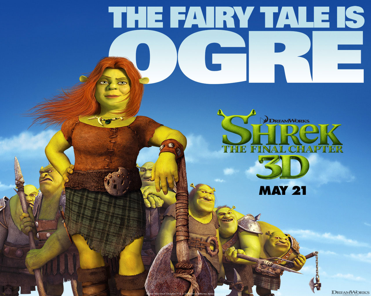 Fonds d'cran Dessins Anims Shrek 4 - Il Etait une Fin 