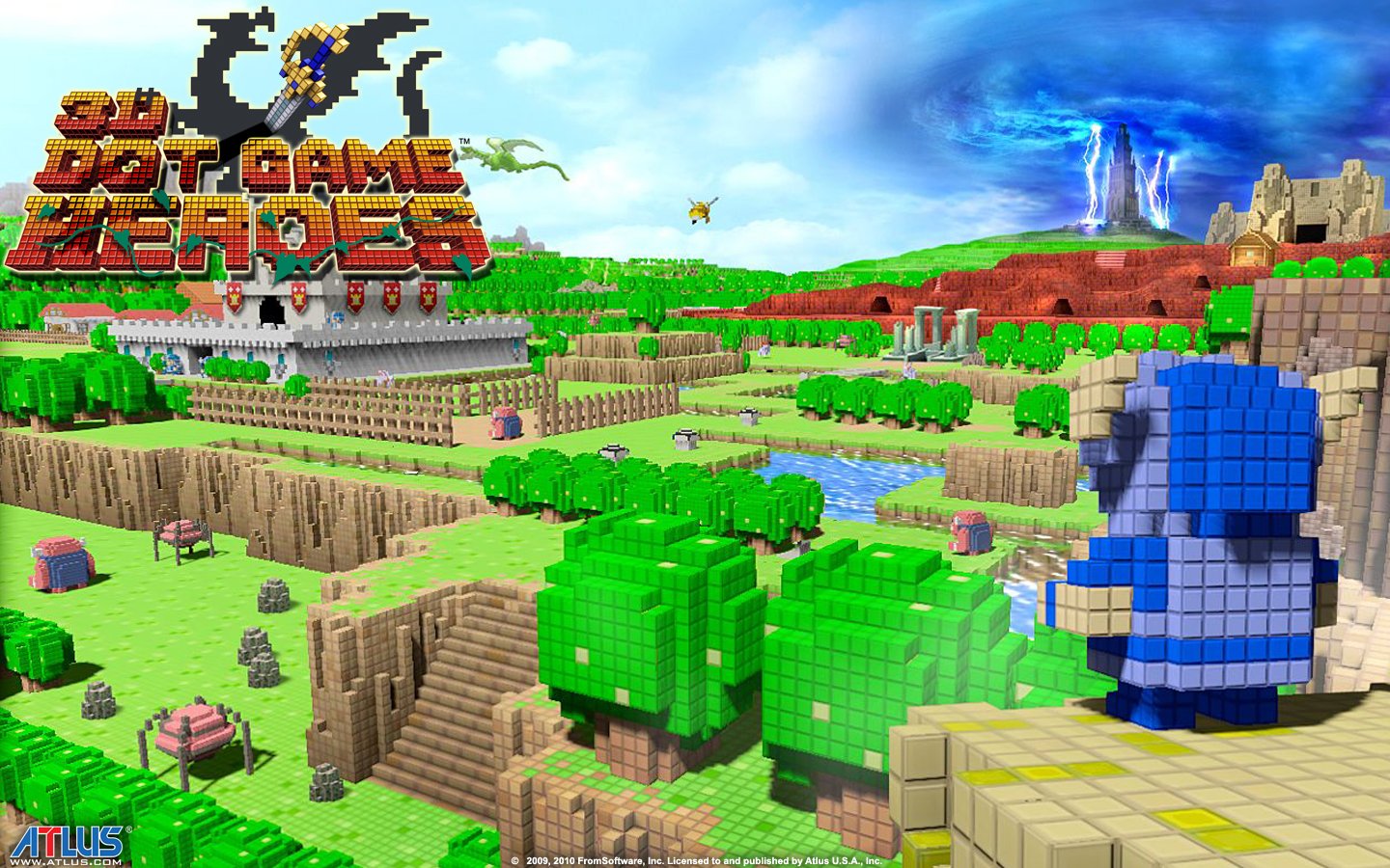 Wallpapers Video Games 3D Dot Game Heroes 