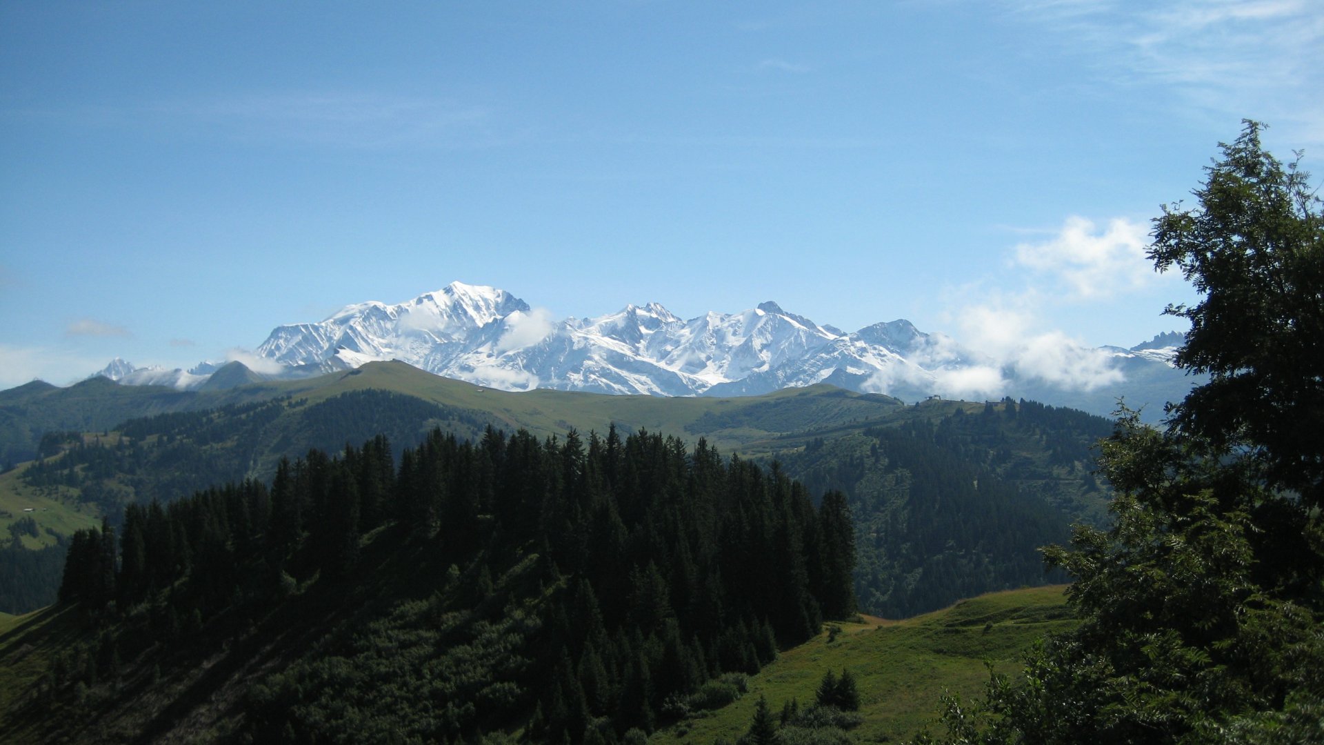 Wallpapers Trips : Europ France > Rhne-Alpes Vue du Mont Blanc