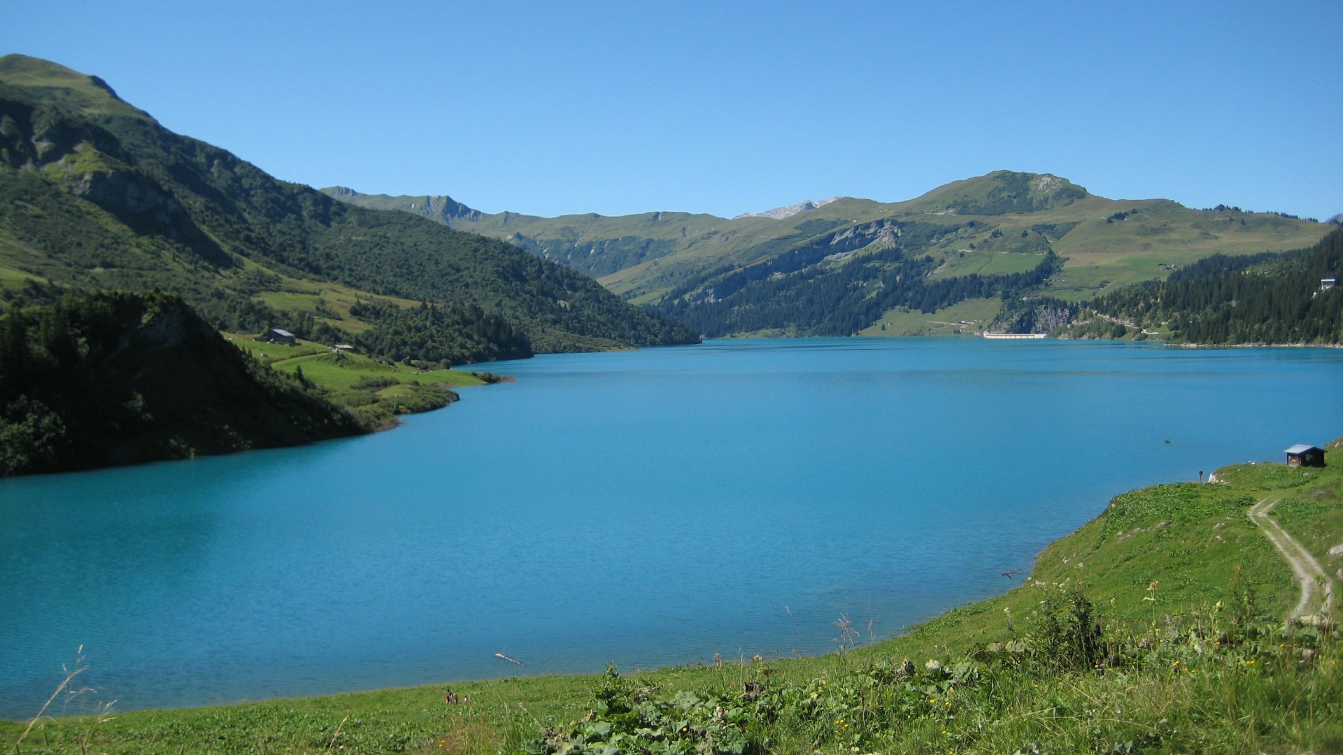 Wallpapers Trips : Europ France > Rhne-Alpes Lac de Roseland Alpes