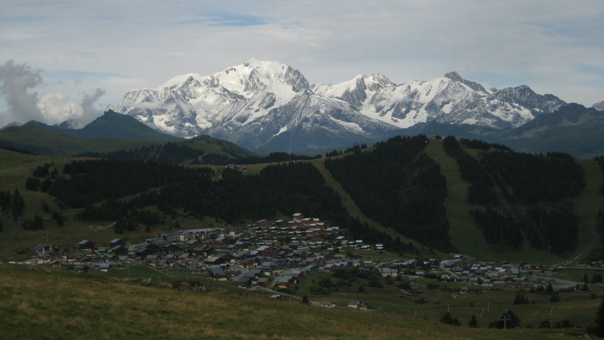 Wallpapers Trips : Europ France > Rhne-Alpes Les Saisies + Chane du Mont Blanc