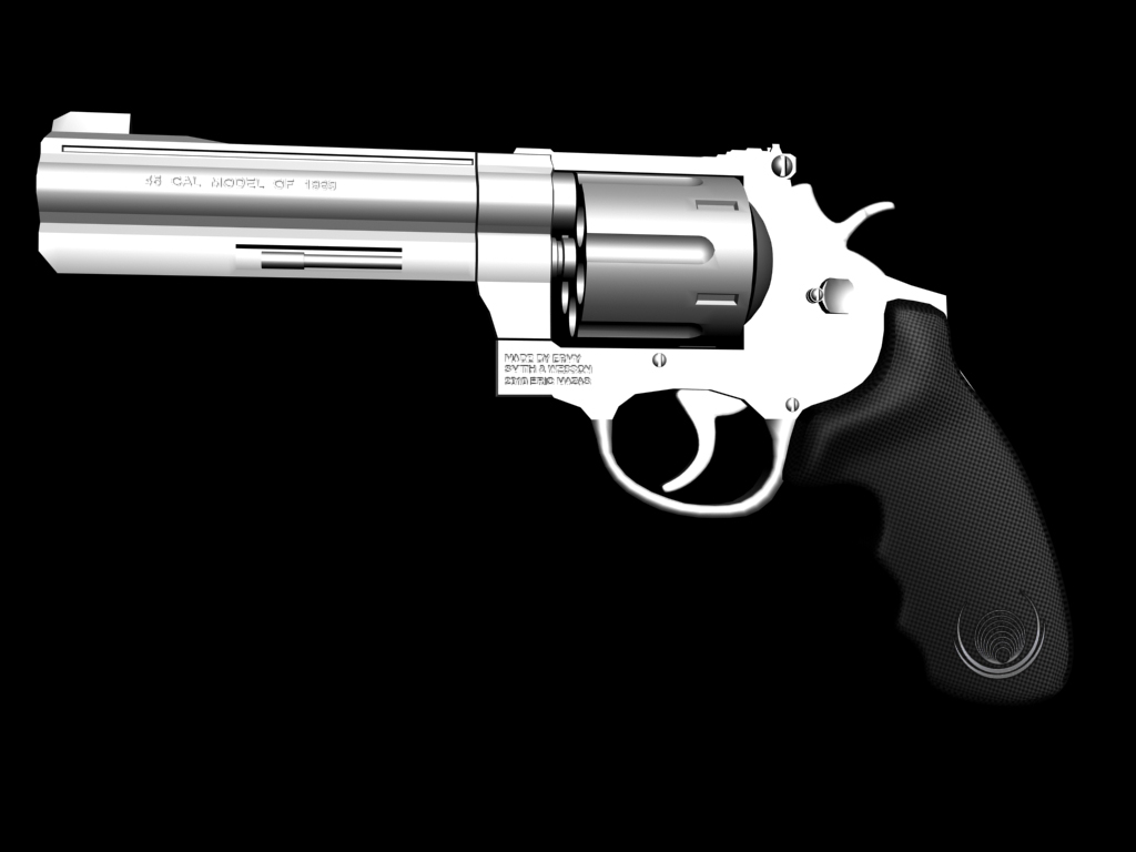 Fonds d'cran Art - Numrique 3D - Studio Max Colt S&W