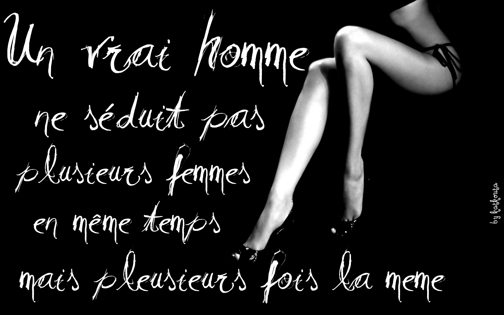 Fonds d'cran Art - Numrique Femmes - Fminit Un Vrai Homme ...