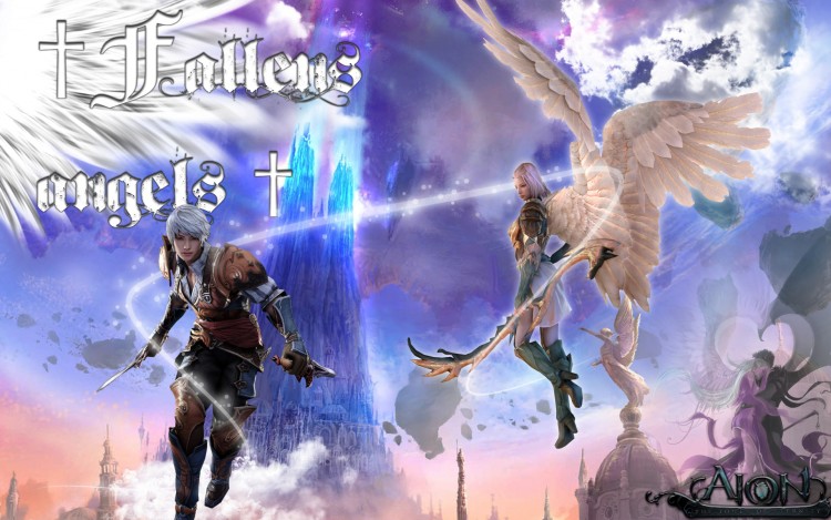 Fonds d'cran Jeux Vido Aion : the Tower of Eternity Fallen Angels