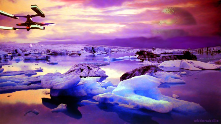 Wallpapers Fantasy and Science Fiction Futuristic Landscapes Plateau de glace