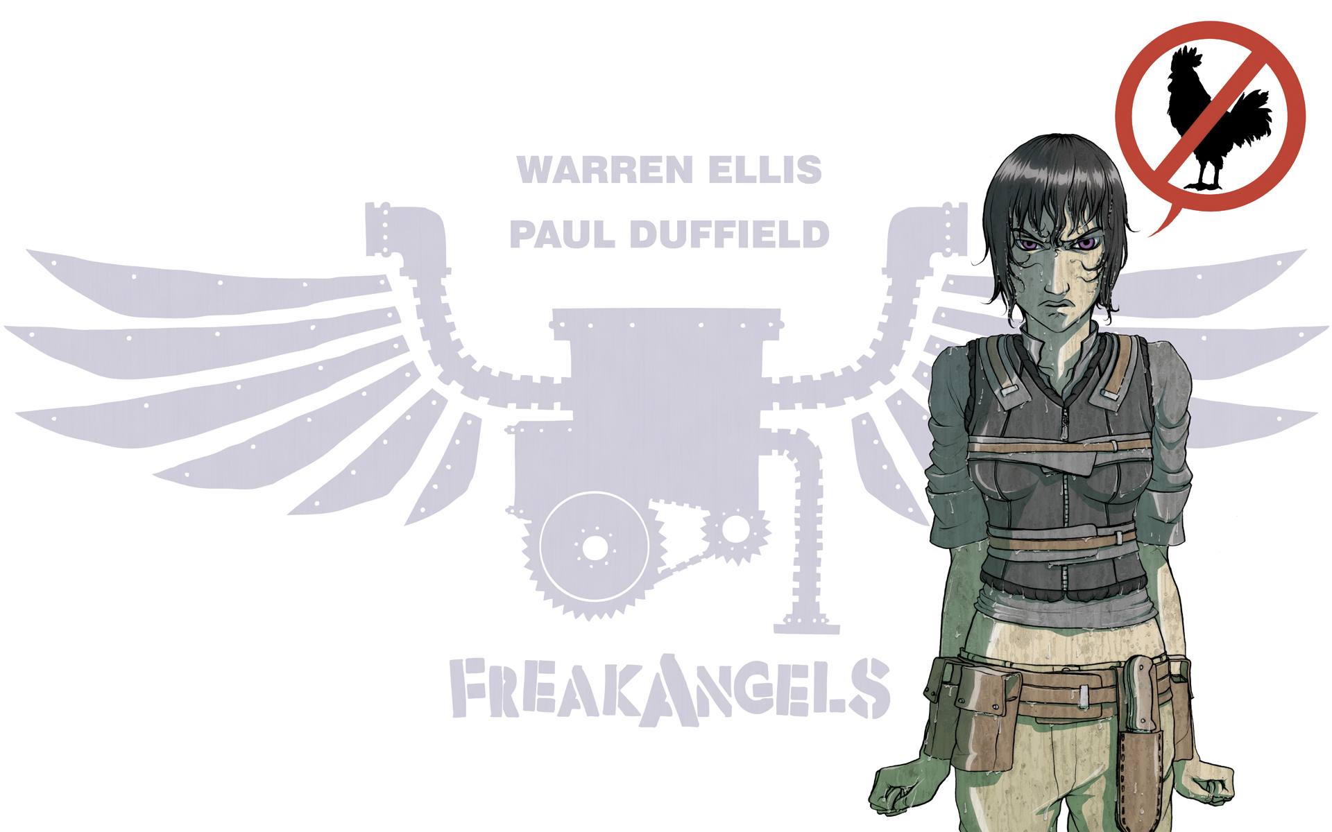 Wallpapers Comics FreakAngels No Chikkinz !