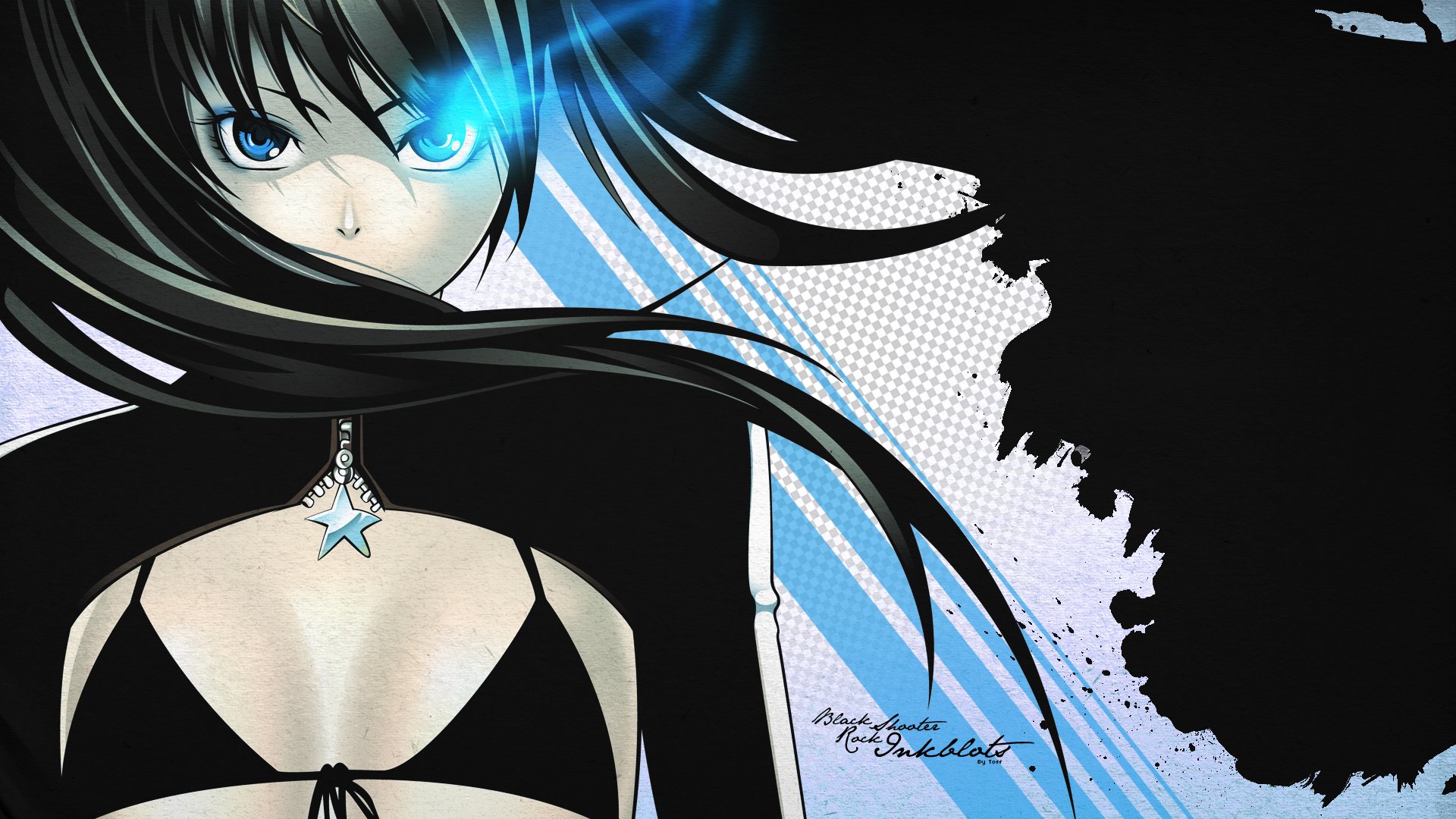 Wallpapers Manga Black Rock Shooter BRS Inkblots