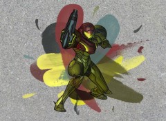 Fonds d'cran Jeux Vido Samus Painting