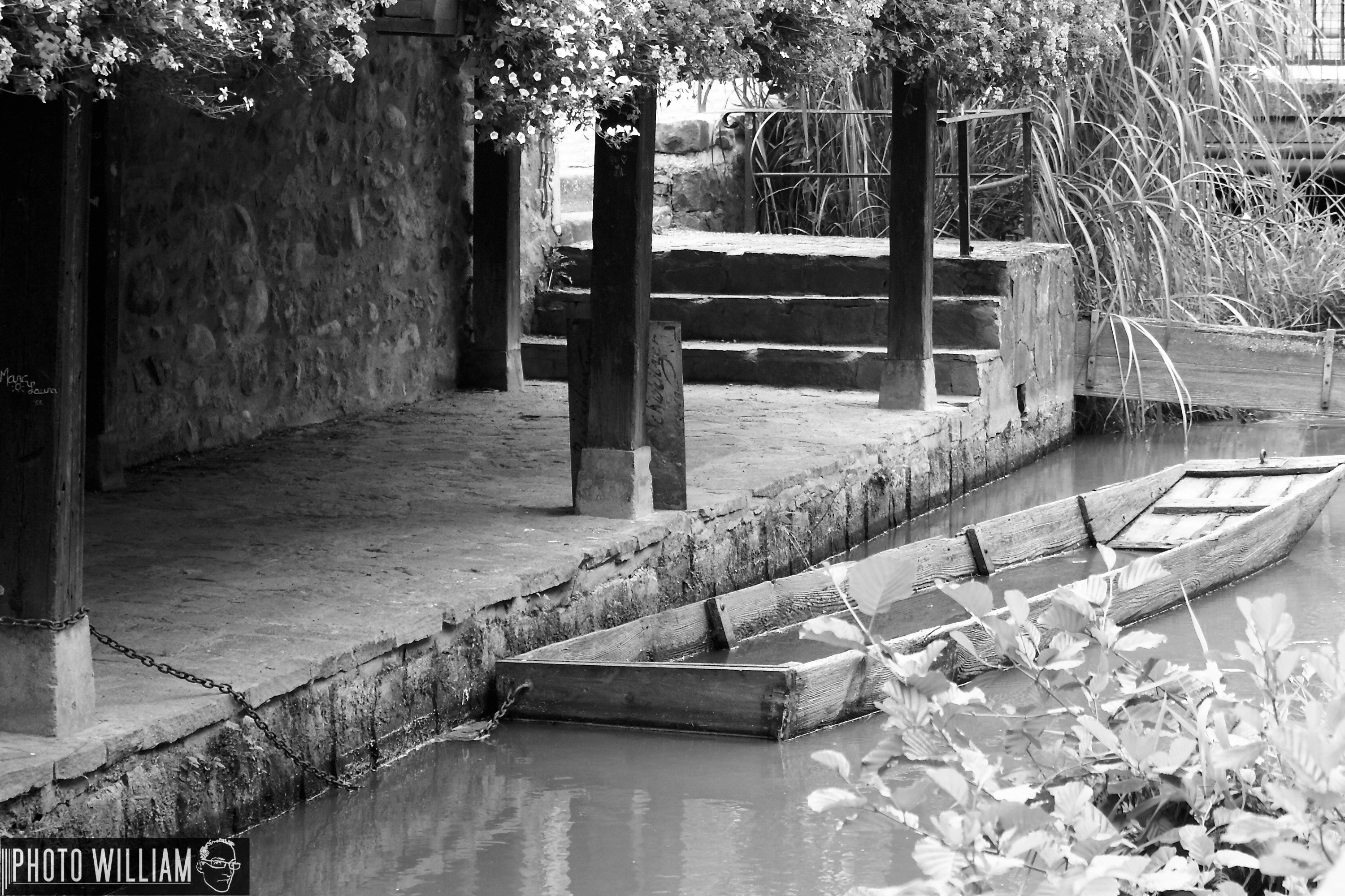 Fonds d'cran Constructions et architecture Ports - Quais une barque ... Alsace