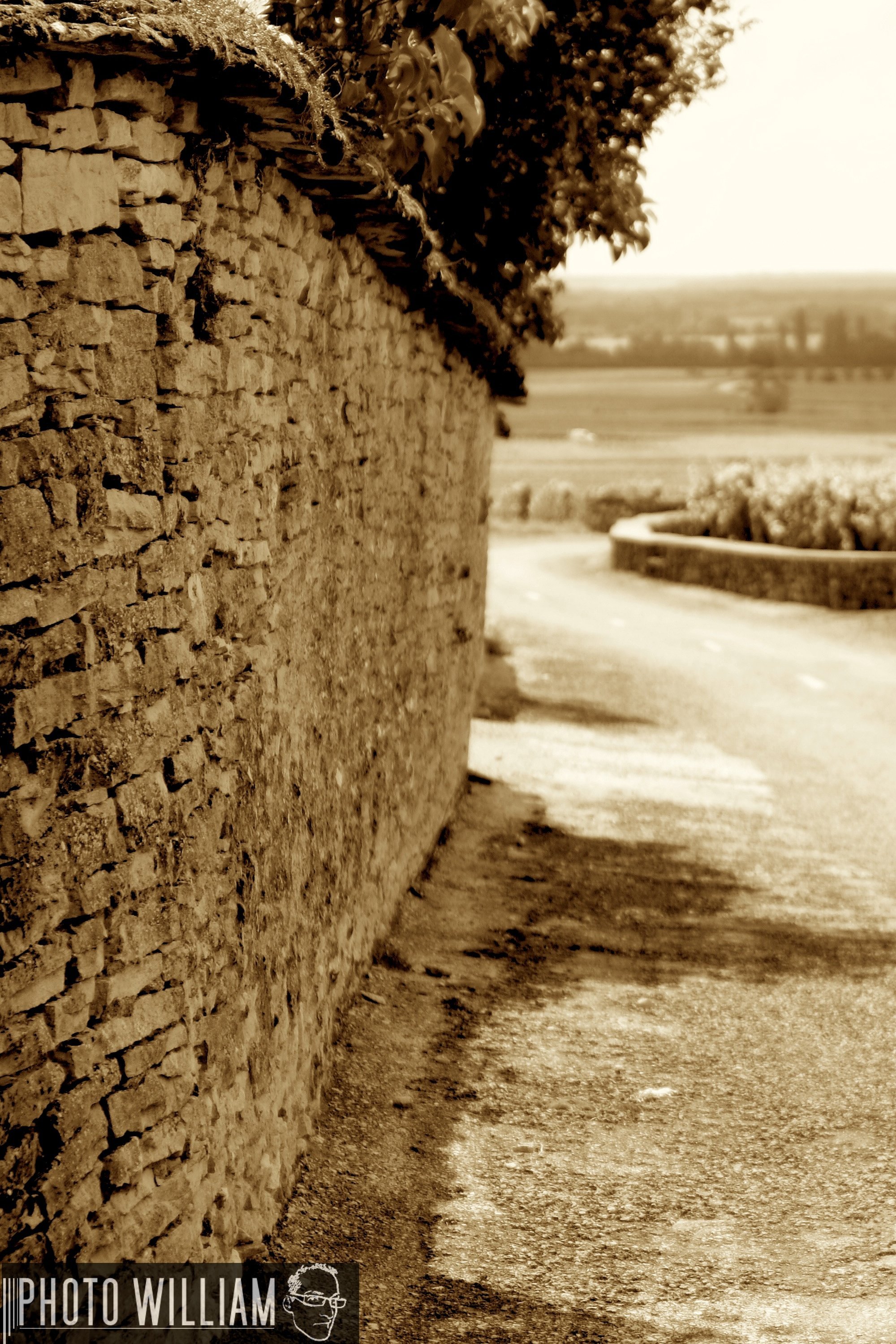 Fonds d'cran Constructions et architecture Routes - Autoroutes la bourgogne, ses pierres, ses champs de vignes ...