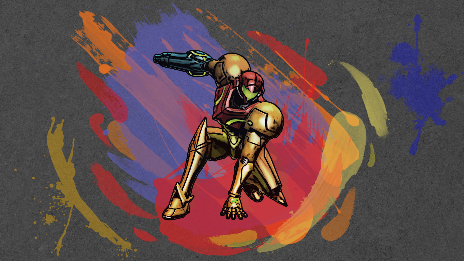 Fonds d'cran Jeux Vido Metroid Samus's Attack Painting