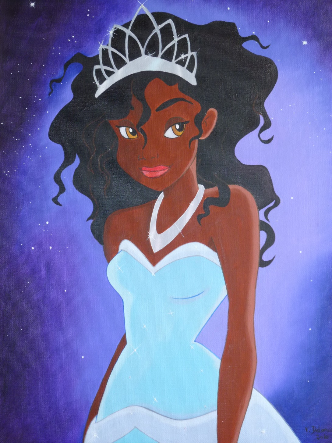 Wallpapers Art - Painting Cartoons Tiana