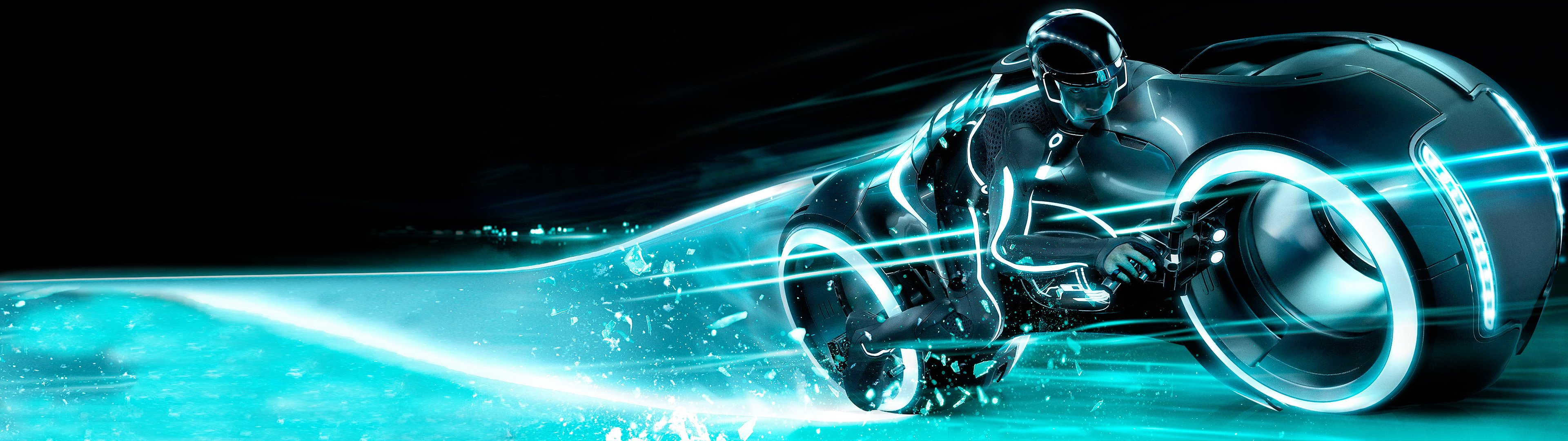 Fonds d'cran Cinma Tron Legacy Light Cycle