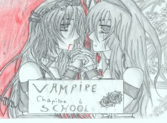 Wallpapers Art - Painting vampire scool